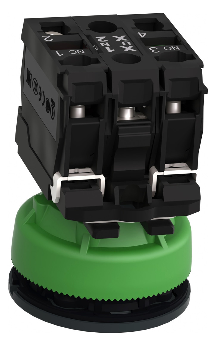 Drucktaster 1f rt Harmony XB5 rnd Ø30mm 1S 1Ö IP66 fl Geeignet für Beleuchtung