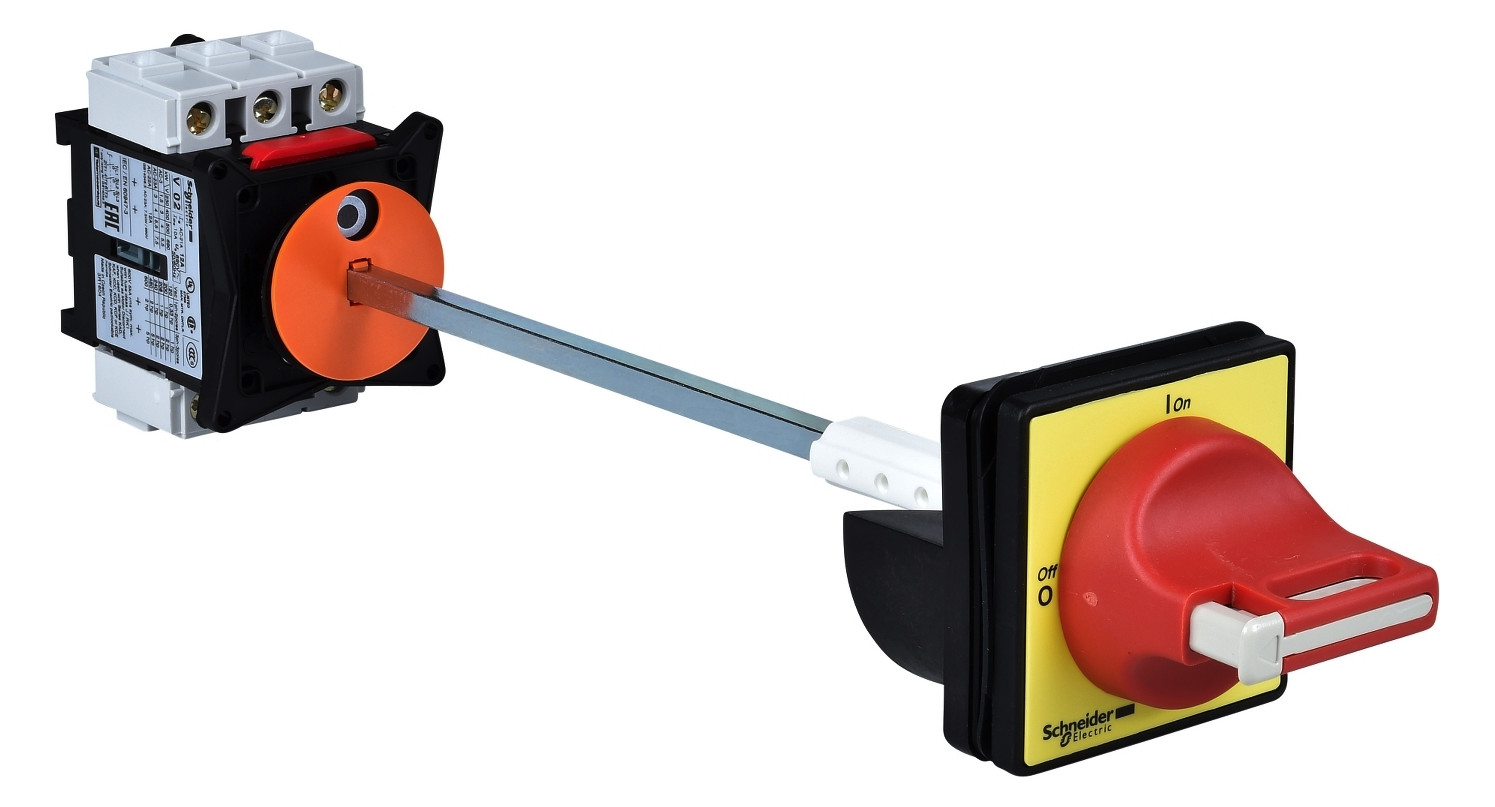 Hauptschalter 32A 3p IP65 Einb NOT-AUS Festeinbau 7,5kW/AC