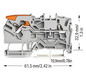 Reihenklemme 0,25-4qmm 1Etage 2kl gr 24A TS35 Hutschiene TH35