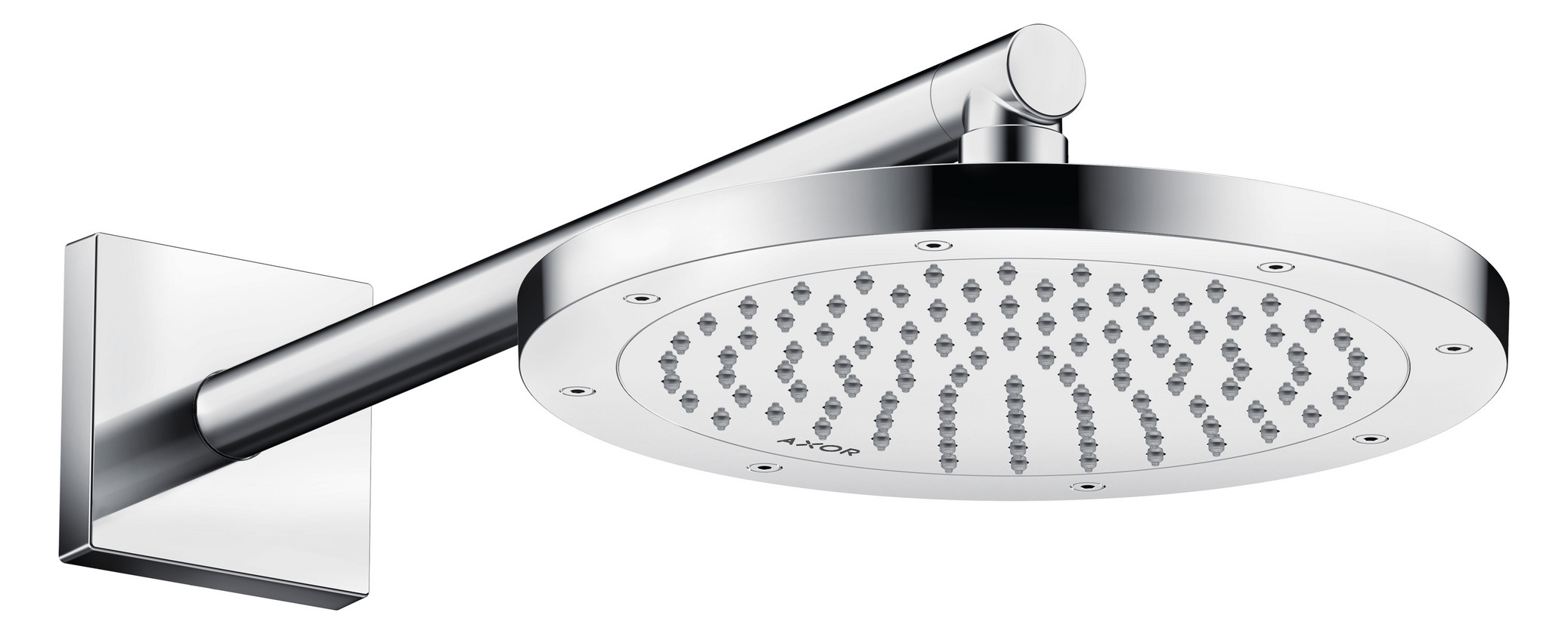 hansgrohe Kopfbrause EcoSmart plus Axor Decken- oder Wandmontage, 245mm, 1jet, chrom