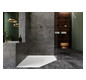 Kaldewei Duschwanne CORNEZZA 671-2 90x90x6,5cm, mit Träger, Antislip, schwarz