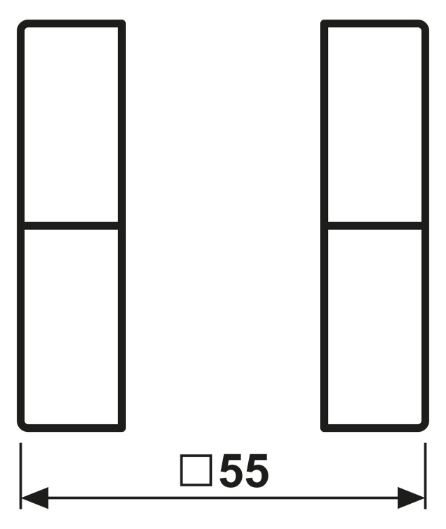 Wippe Serien Schalter AS/A aws glz f.Bussystem