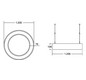 LED-Pendelleuchte 78W 3000K 8046lm Konv sym 1LED LED nicht austauschbar IP20