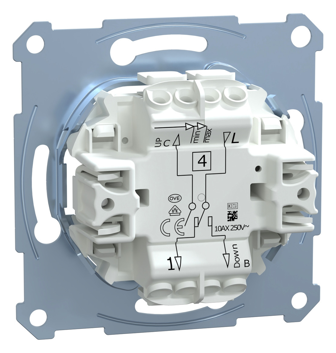 Jalousieschalter-Einsatz IP20 Wippe 1p