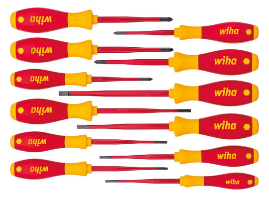Wiha-VDE-Schraubendreher-Satz SlimFix 3201K12 - 12-teilig