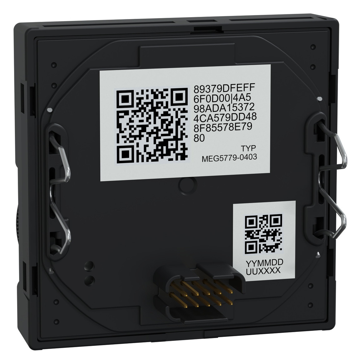 Raumtemperaturregler UP Zigbee sw mt Bedienelement Mit Vor-Ort Bedienung