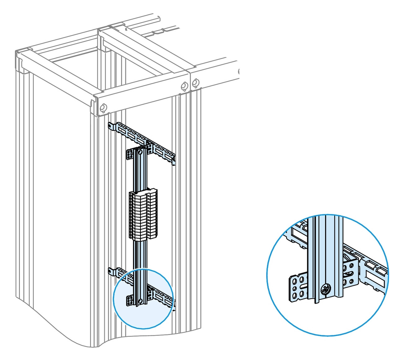 Montagewinkel 122,5x122,5x43mm