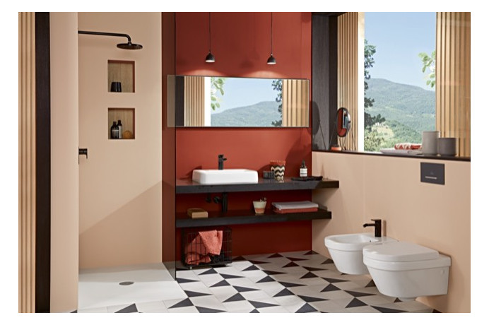 V&B WC-Sitz Architectura mit QuickRelease und SoftClosing Funktion, Edelstahl Scharniere, weiß