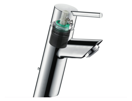 hansgrohe Waschtisch-Einhebelmischer 80 Talis S mit Zugstangen-Ablaufgarnitur, chrom