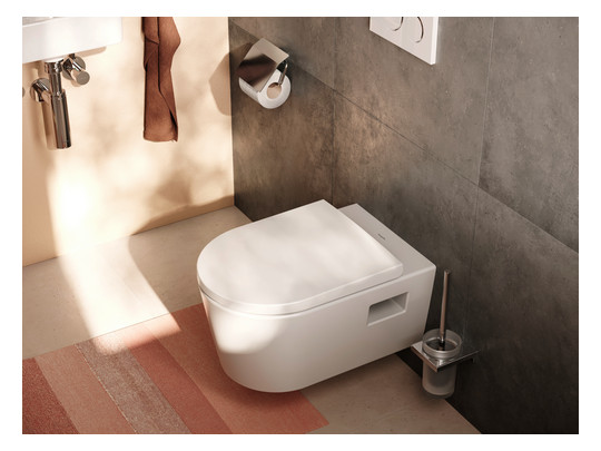 hansgrohe Wand-WC EluPura Original S mit WC-Sitz, weiß, ohne HygieneEffect und SmartClean