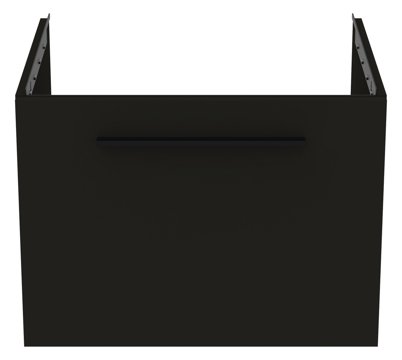 Ideal-Standard Möbel-Waschtisch-Unterschrank i.life B 1 Auszug, 60 x 50,5 x 44 cm, carbongrau matt