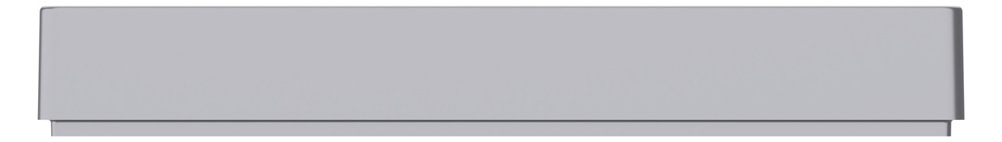 Rahmen 2f edst glz D-Life Kst f.GEB-K Unterputzmontage Thermopl