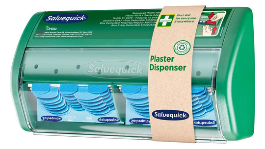 CEDERROTH-Pflasterspender Salvequick Blue Detectable -...