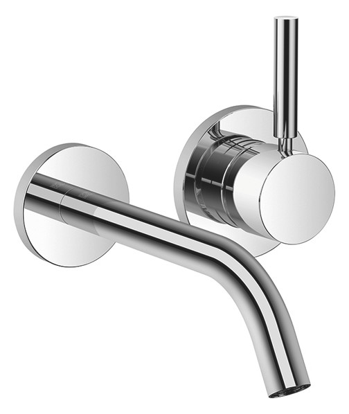 Dornbracht Fertigmontageset META UP-Waschtisch-Wand-Einhandmischer, ohne Ablaufgarnitur, Ausladung 190mm, Bronze gebürstet