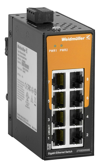 Weidmüller IE-SW-EL08-8GT-MINI Netzwerk 