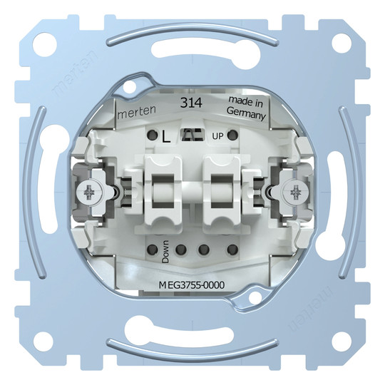 Jalousietaster-Einsatz IP20 Wippe 1p
