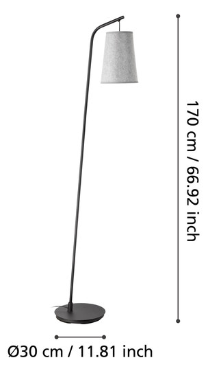 EGLO Stehleuchte/1 E27             43987 