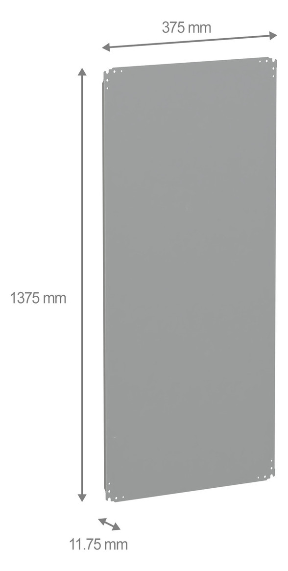 Montageplatte 1500x750x15mm Metall