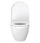 Duravit WC-Sitz Starck 3 ohne Absenkautomatik, Scharniere Edelstahl, weiß