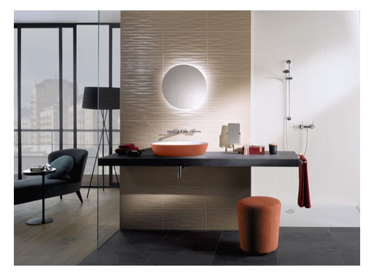 V&B Spiegel MORE TO SEE LITE 65 x 65 x 3,1 cm, 17,28 W, mit LED-Beleuchtung