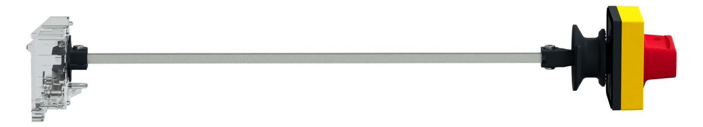 Drehantrieb abschl rt/ge Achsverläng Verriegelung Mit Griff rot/gelb