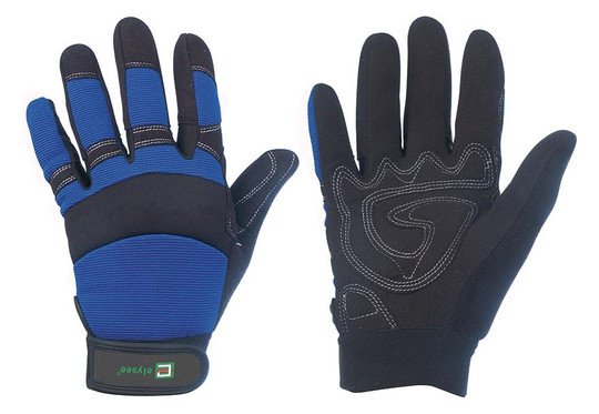 elysee-Handschuh, schwarz-blau Master 0870 - Gr.10