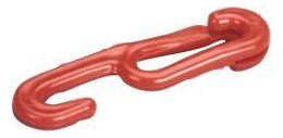 Bild Kunststoff Zughaken rot 6,0mm - PÖSAMO-0