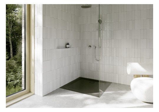 Duschwanne BetteUltra 5940 100x100x2,5cm, Glasur, slate