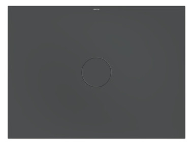 Bette Duschfliese Antirutsch Pro BetteAir 1200 x 900 mm, raven, Rechteck, glasierter Titan-Stahl, mit Minimum-Täger