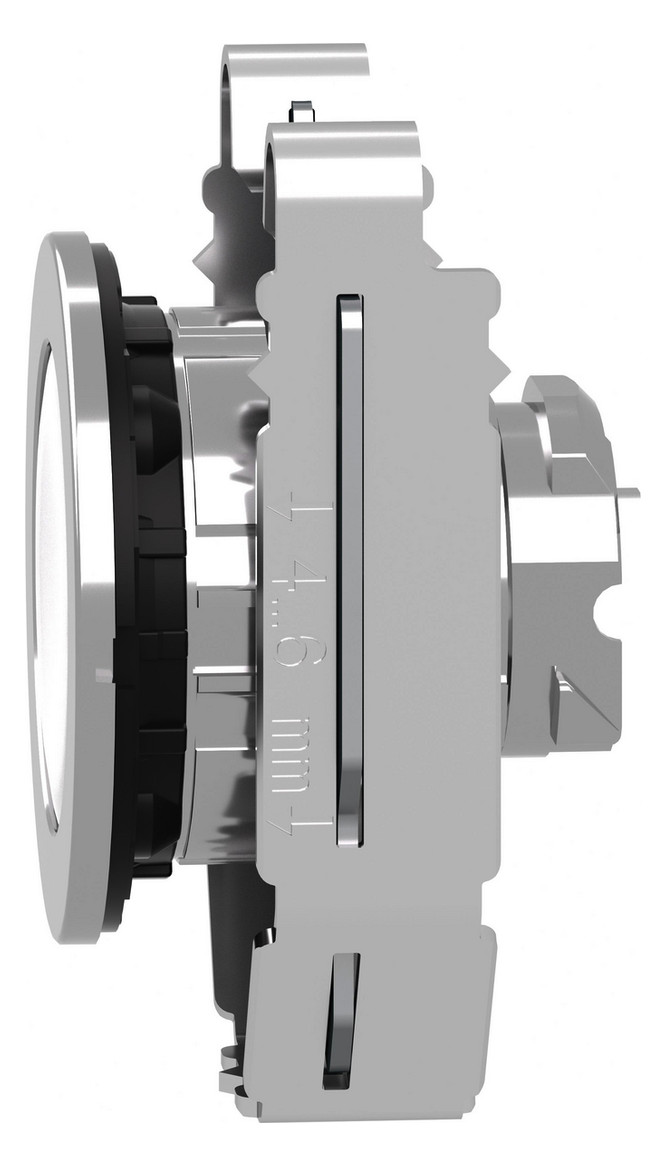 Drucktaster Front 1f ws bel.b Ø30,5mm rnd Geeignet für Beleuchtung IP66