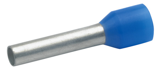 Aderendhülse 2,5qmm 12mm isol PP bl Cu Polypropylen (PP) verzinnt