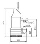 Wilo Schmutzwasser-Tauchmotorpumpe EMU KS 9 E, 230 V, 0,75 kW