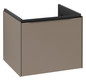 V&B Waschtisch-Unterschrank Subway 3.0 52,3x42,9x44,8cm, mit LED/Griff Volcano black, taupe