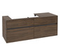 V&B Waschtischunterschrank Collaro 140x54,8x50cm, Waschtisch links, arizona oak