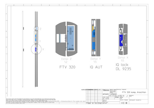 GEZE Geze 158909 FTV 320 MIT STU  158909 