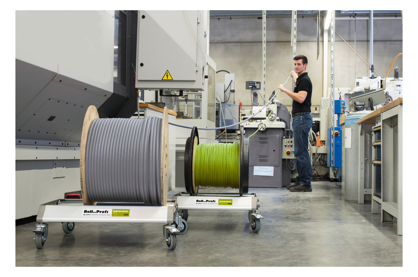 Kabelabroller Roll..Profi OriginalXL 200kg Walzengestell