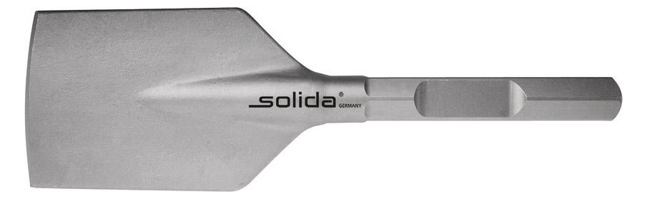 Bild Spaten 400 x 125 mm sechskant 28 mm - solida-0