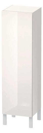 Duravit Halbhochschrank L-Cube individual, Tür links, eiche schwarz