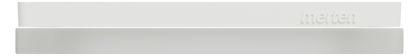 Rahmen 1f krws glz D-Life Glas f.GEB-K kristallweiß Unterputzmontage