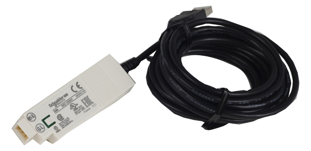 SPS-Verbindungskabel 3m Schraub USB 9p SPS-Programmierger