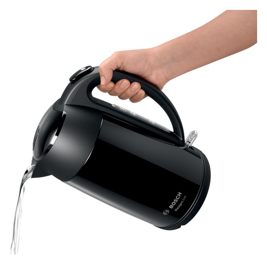 Wasserkocher 1,7l Edst DesignLine 2400W sw Anzeige:außen m.Sieb