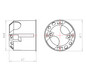 Verbindungsdose HW luftd Ø68x61mm Kst IP3X Ger/VerbDose/kast rnd