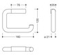 HEWI Toilettenpapierhalter 477 160x120mm, signalweiß