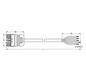 Systemverbindung 5p Serie 771 H05Z1Z1-F 5x2,5qmm L6000mm sw Buchse fr.Ende hfr