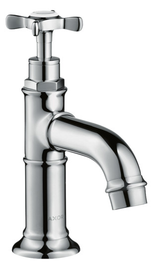 hansgrohe Standventil 50 Axor Montreux Ausladung 104mm, mit Kreuzgriff, ohne Ablaufgarnitur, chrom