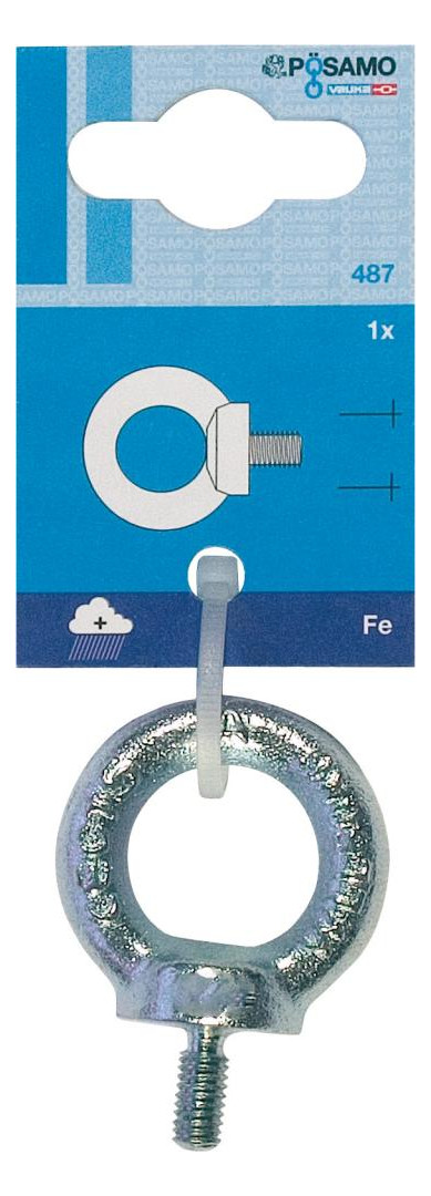 Bild Ringschraube DIN 580 (SB) galZn M 6 a 1 St. PÖSAMO-0