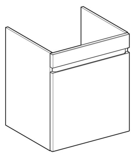 GE Renova Plan US für MWT, mit 1 Schbl. 53,8x60,5x47,3cm, Nussbaum hickory