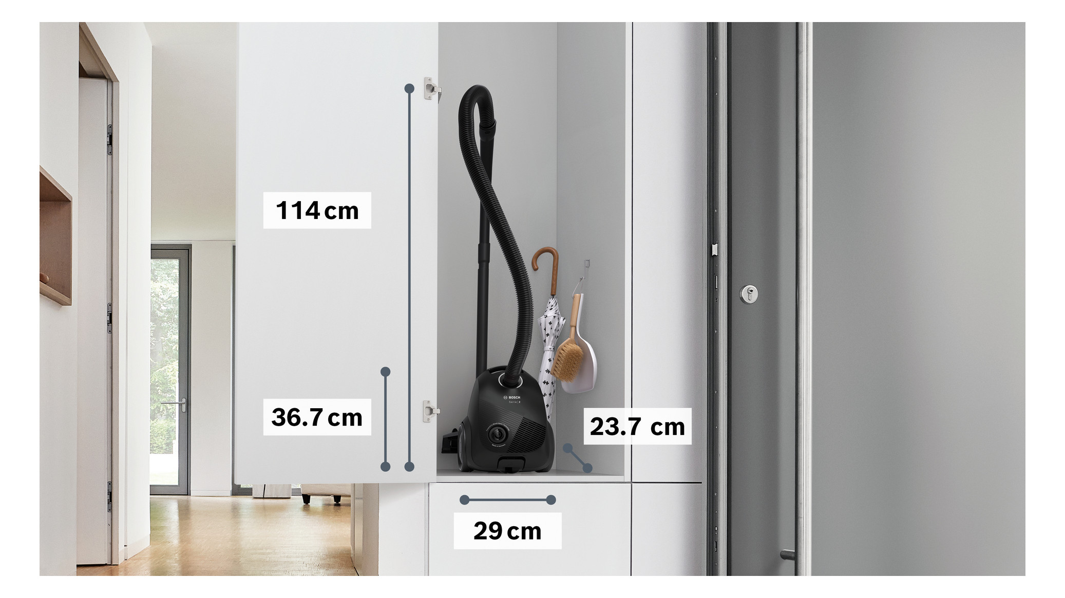 Bodenstaubsauger 600W 220 80dB sw 4,2kg 3,5l 220-240V Microfilter 5m
