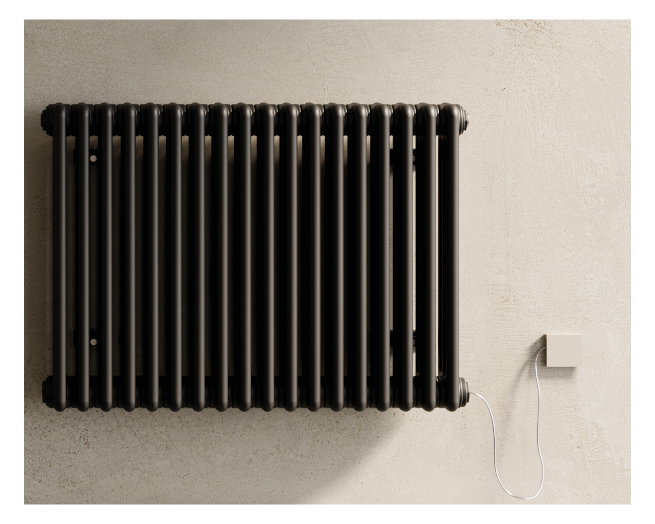 GHK MERA EO RM3 H600X101X1005, HEIZSTAB OHNE REG, 1500W, WEIß RAL 9016 BRILLANT