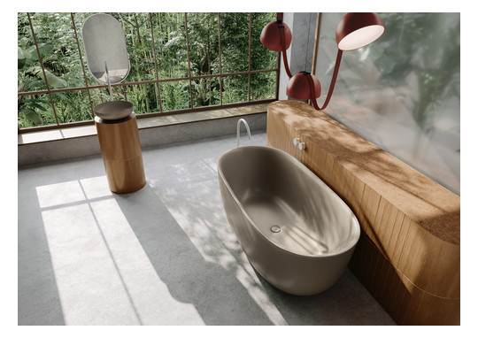 Kaldewei Badewanne Meisterstück Oyo Duo 4032-1051 Perl-Effekt, 173x82cm, Schallschutz, Ablauf, Überlauf, weiß